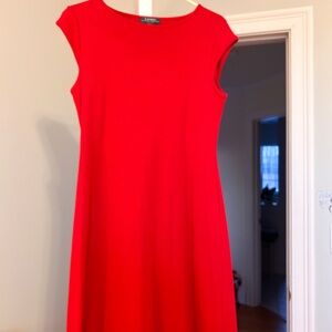 Ralph Lauren Vibrant red long dress
